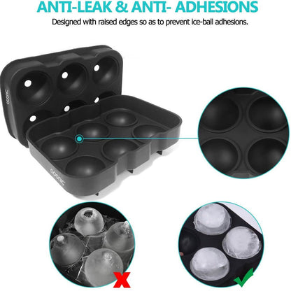 2-Pack Set: Adoric Life Silicone Ice Cube Molds DailySale