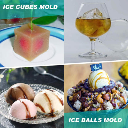 2-Pack Set: Adoric Life Silicone Ice Cube Molds DailySale