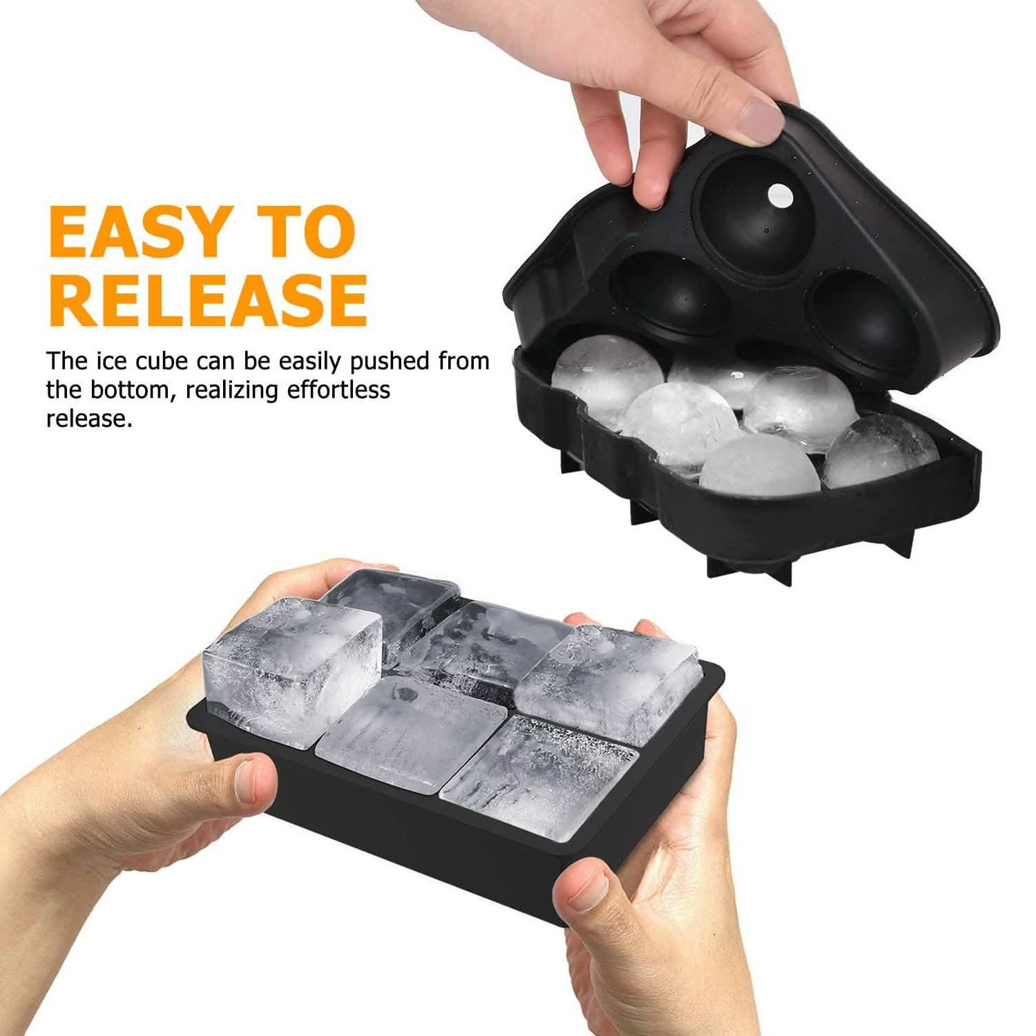 2-Pack Set: Adoric Life Silicone Ice Cube Molds DailySale