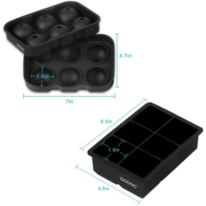 2-Pack Set: Adoric Life Silicone Ice Cube Molds DailySale