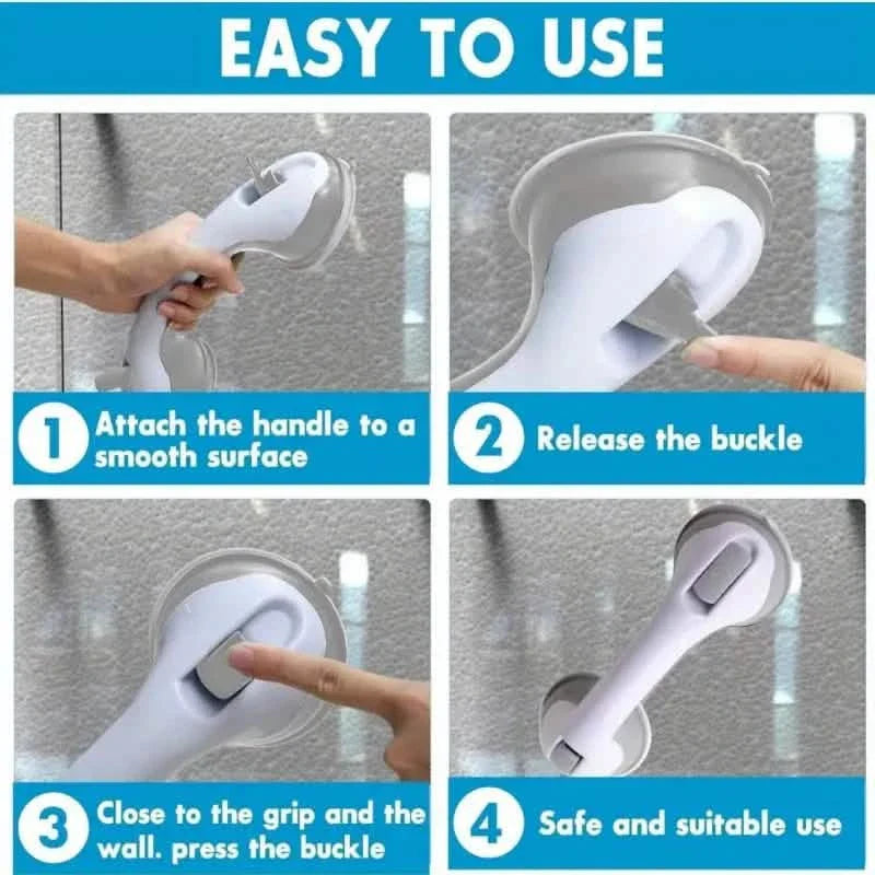 2-Pack: Shower Handle Grab Bars For Bathtubs And Showers DailySale