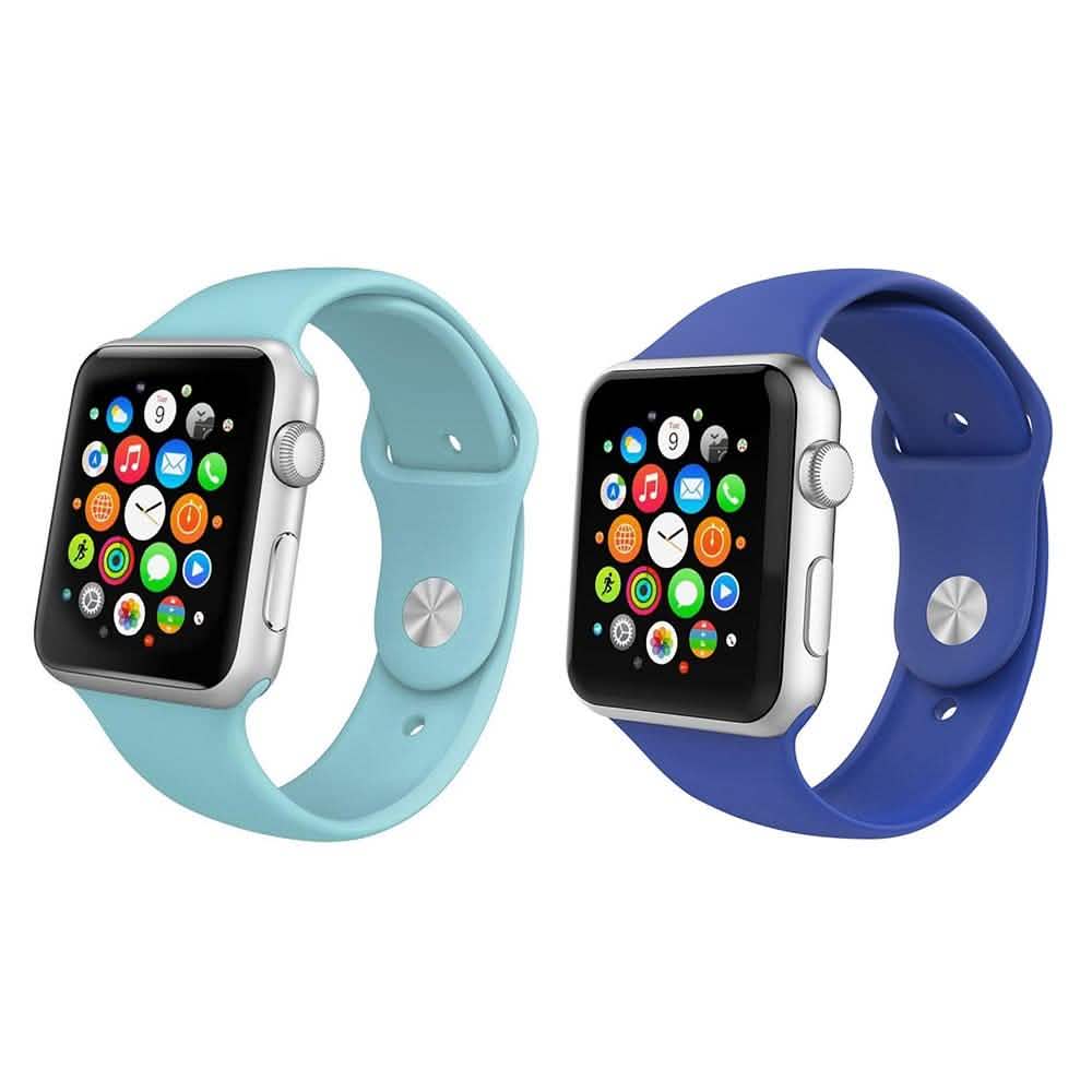 2-Pack: Silicone Apple Watch Straps DailySale