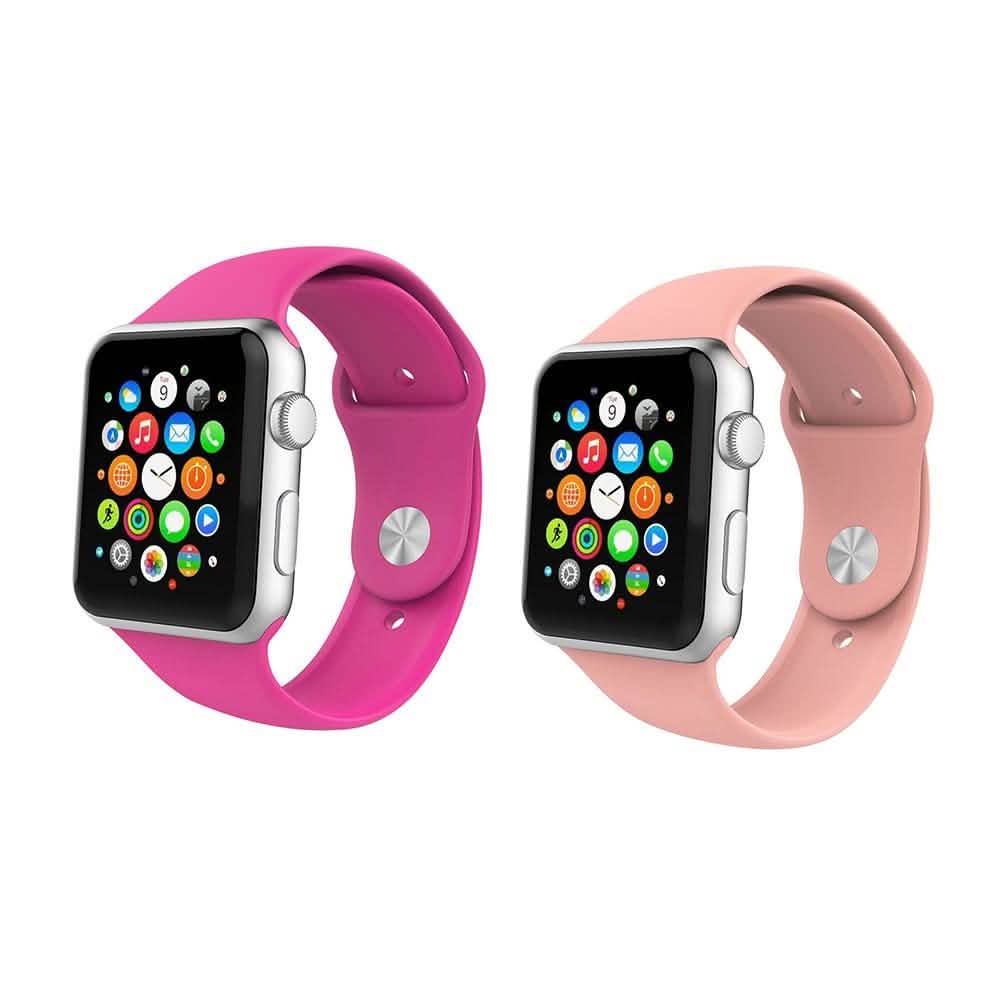 2-Pack: Silicone Apple Watch Straps DailySale