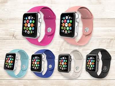 2-Pack: Silicone Apple Watch Straps DailySale