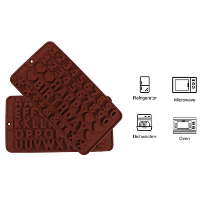 2-Pack: Silicone Chocolate Ice Decoration Tray DailySale