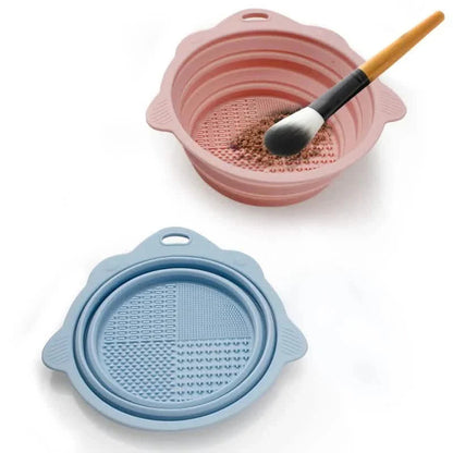 2-Pack: Silicone Foldable Makeup Brush Cleaning Pad DailySale
