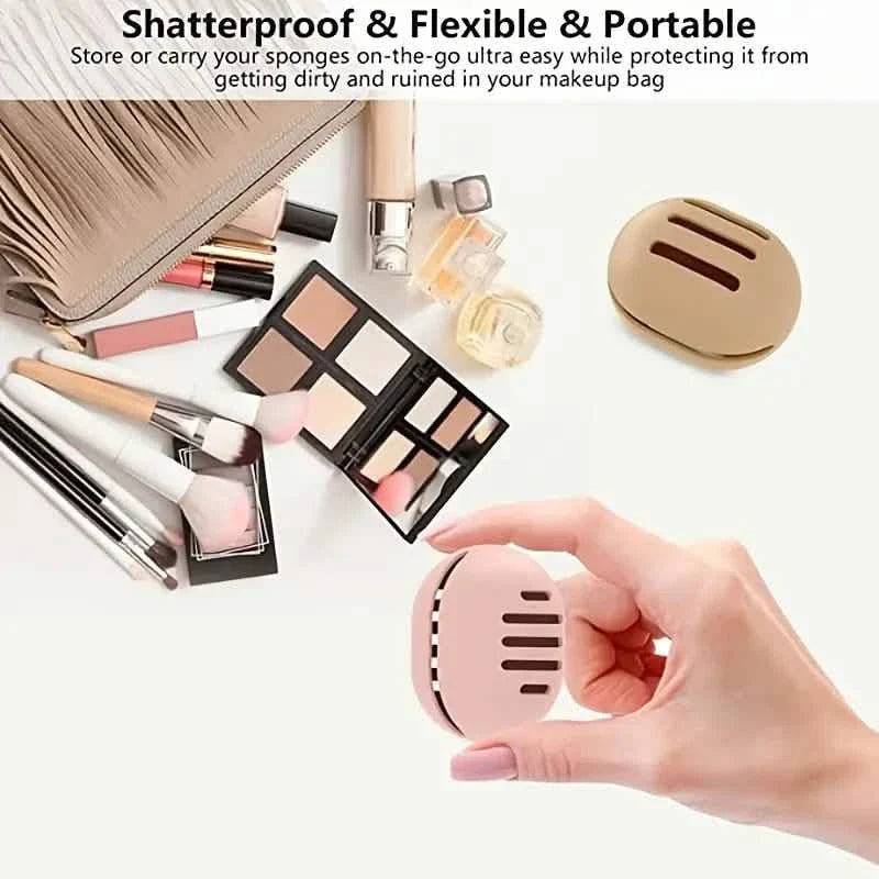 2-Pack: Silicone Makeup Sponge Holder Case DailySale
