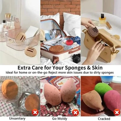 2-Pack: Silicone Makeup Sponge Holder Case DailySale