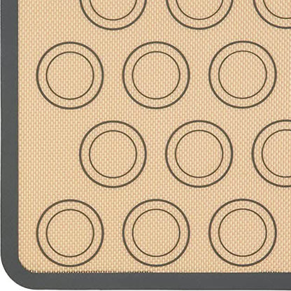 2-Pack: Silicone Nonstick Food Safe Macarons Baking Mat DailySale