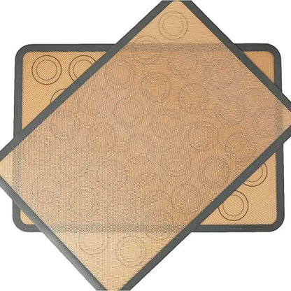 2-Pack: Silicone Nonstick Food Safe Macarons Baking Mat DailySale