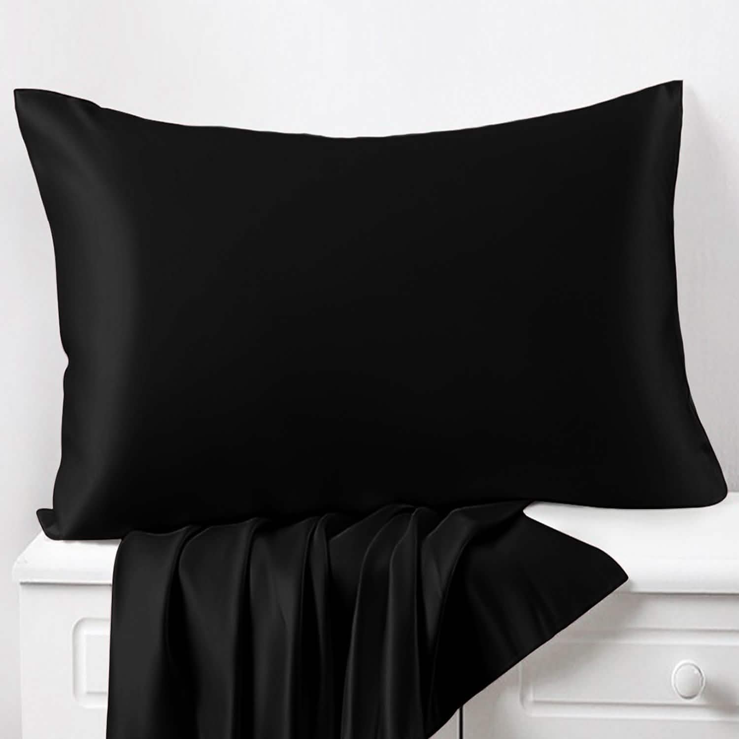 2-Pack: Silky Soft Hair Care and Anti-Acne Facial Satin Pillowcases DailySale