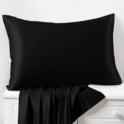 2-Pack: Silky Soft Hair Care and Anti-Acne Facial Satin Pillowcases DailySale