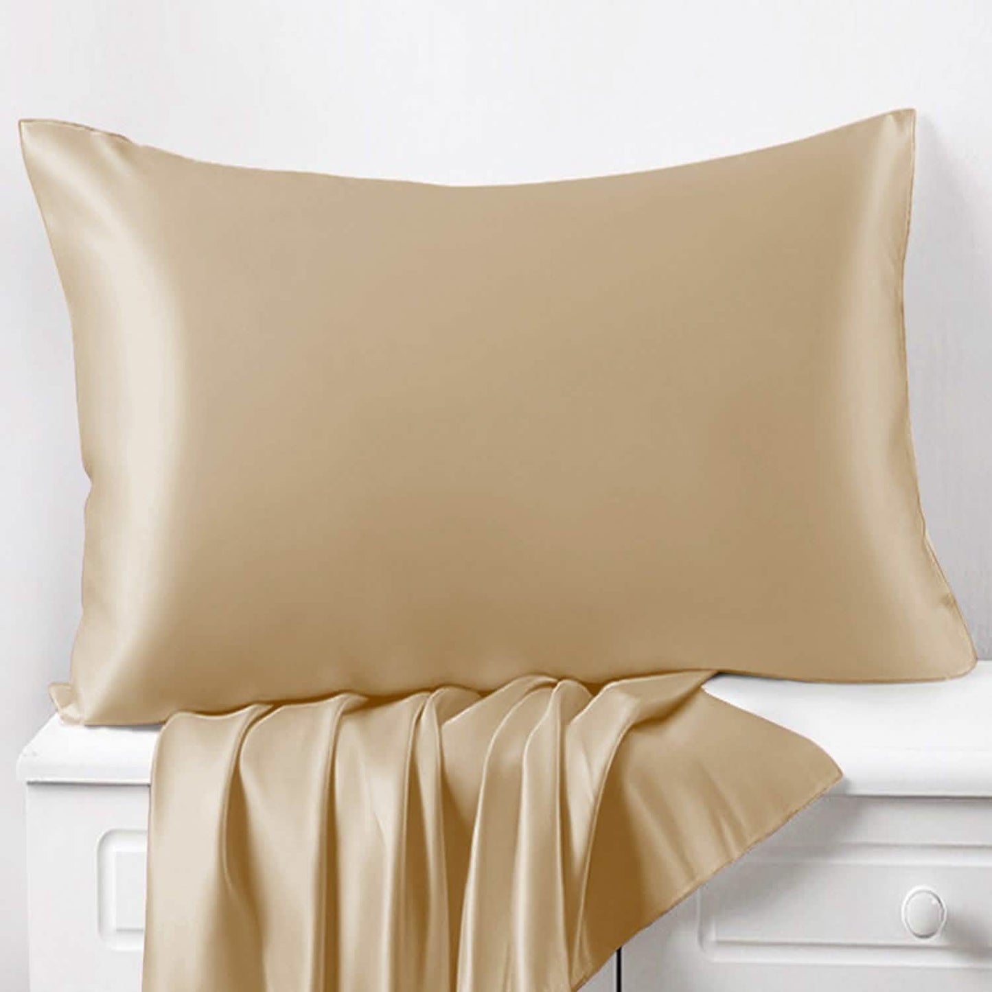 2-Pack: Silky Soft Hair Care and Anti-Acne Facial Satin Pillowcases DailySale
