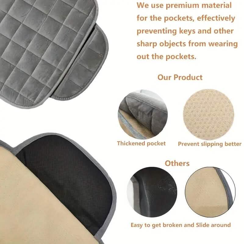 2-Pack: Simple Comfortable Car Front Cushion Non-slip Breathable Car Cushion DailySale