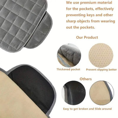 2-Pack: Simple Comfortable Car Front Cushion Non-slip Breathable Car Cushion DailySale