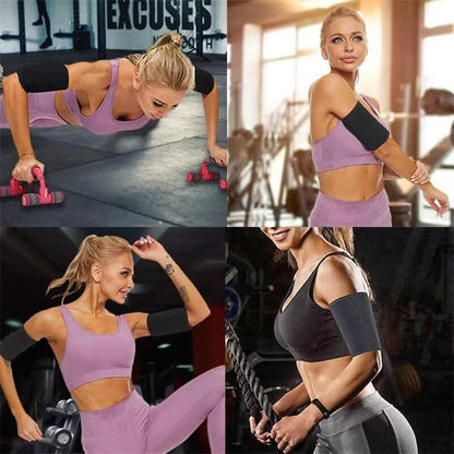 2-Pack: Slim Arm Trimmer Sauna Sweat Band For Women DailySale