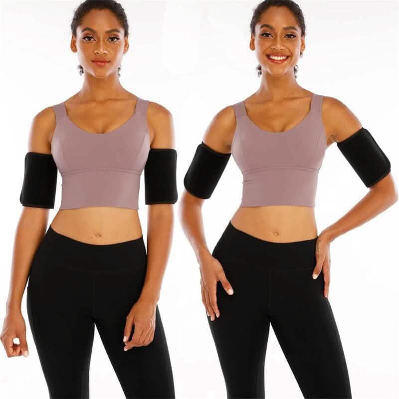 2-Pack: Slim Arm Trimmer Sauna Sweat Band For Women DailySale