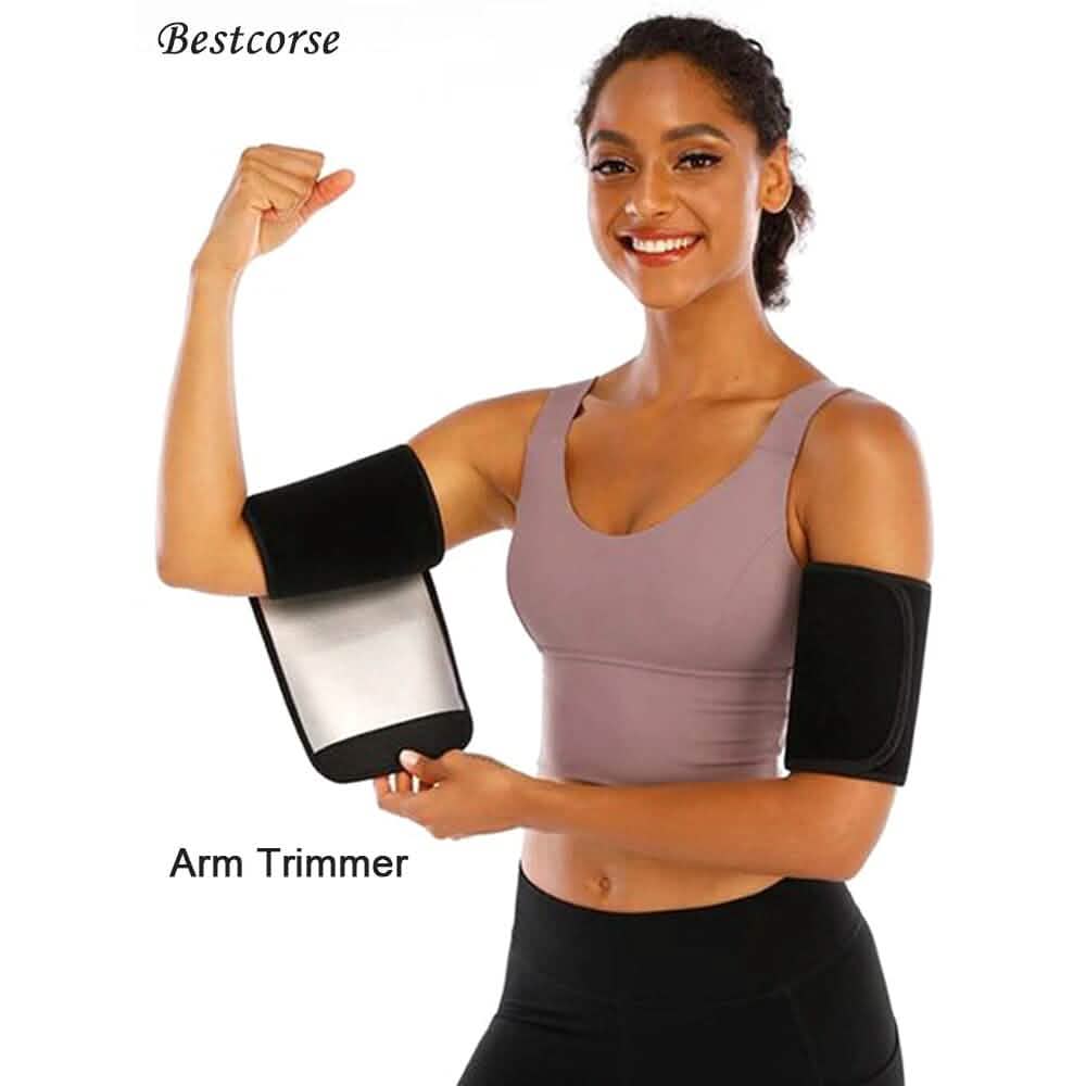 2-Pack: Slim Arm Trimmer Sauna Sweat Band For Women DailySale