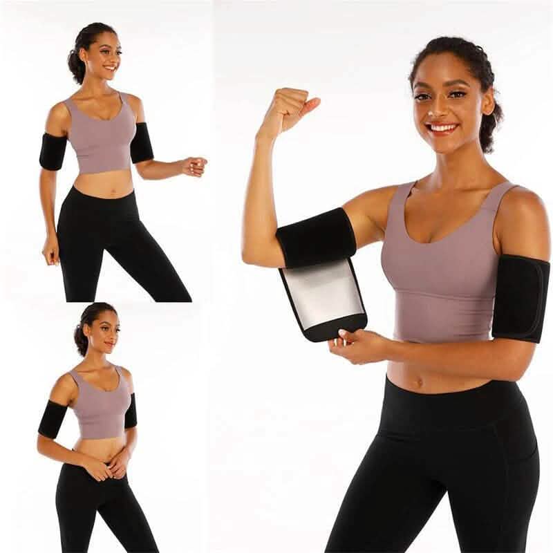 2-Pack: Slim Arm Trimmer Sauna Sweat Band For Women DailySale
