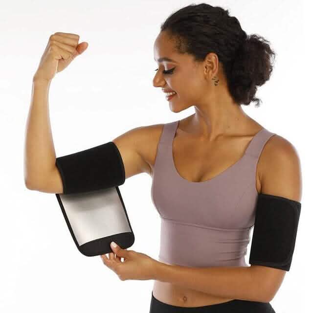2-Pack: Slim Arm Trimmer Sauna Sweat Band For Women DailySale