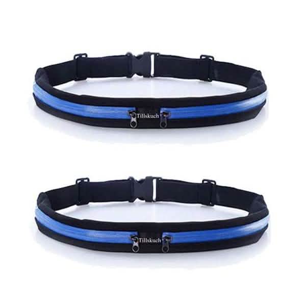2-Pack: Slim Waist Pocket Running Belt DailySale