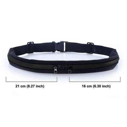 2-Pack: Slim Waist Pocket Running Belt DailySale
