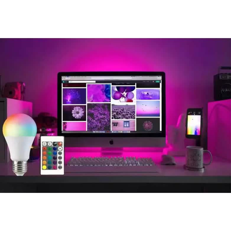 2-Pack: Smart Home Multi-Color LED A19 Bulb 5W DailySale