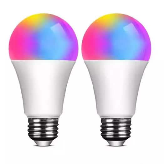 2-Pack: Smart Home Multi-Color LED A19 Bulb 5W DailySale