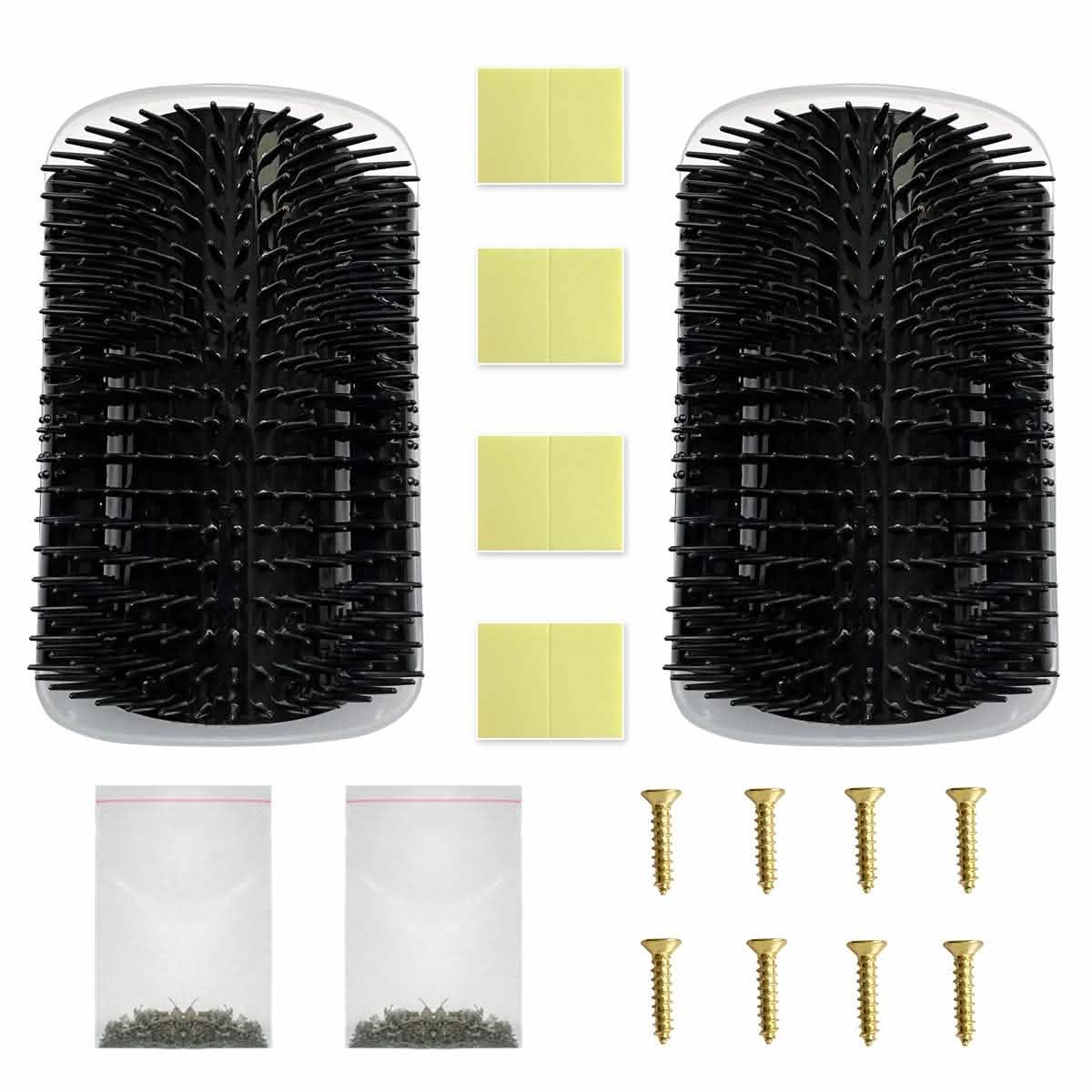 2-Pack: Soft Cat Corner Self Groomer Brush DailySale