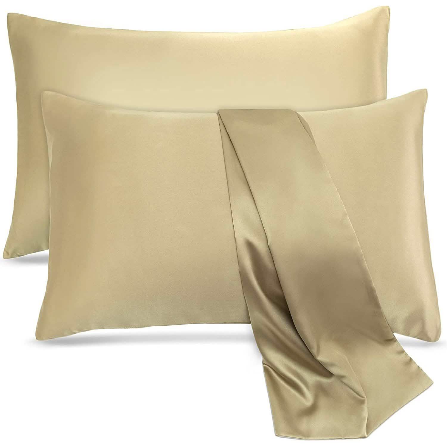 2-Pack: Soft Cooling Satin Pillowcases DailySale