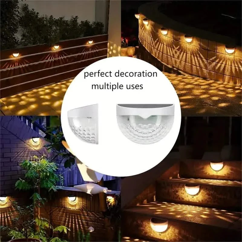2-Pack: Solar Fence Deck and Wall Lights DailySale
