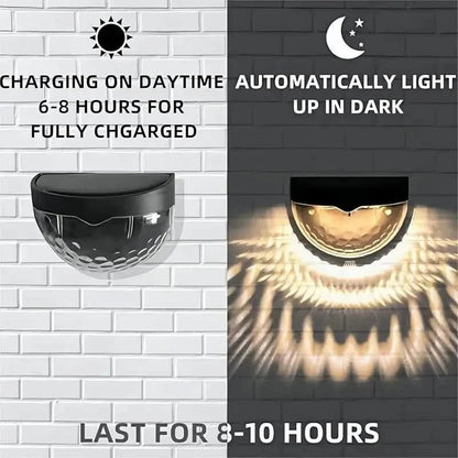 2-Pack: Solar Fence Deck and Wall Lights DailySale