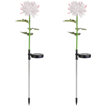 2-Pack: Solar LED Chrysanthemum Lights DailySale