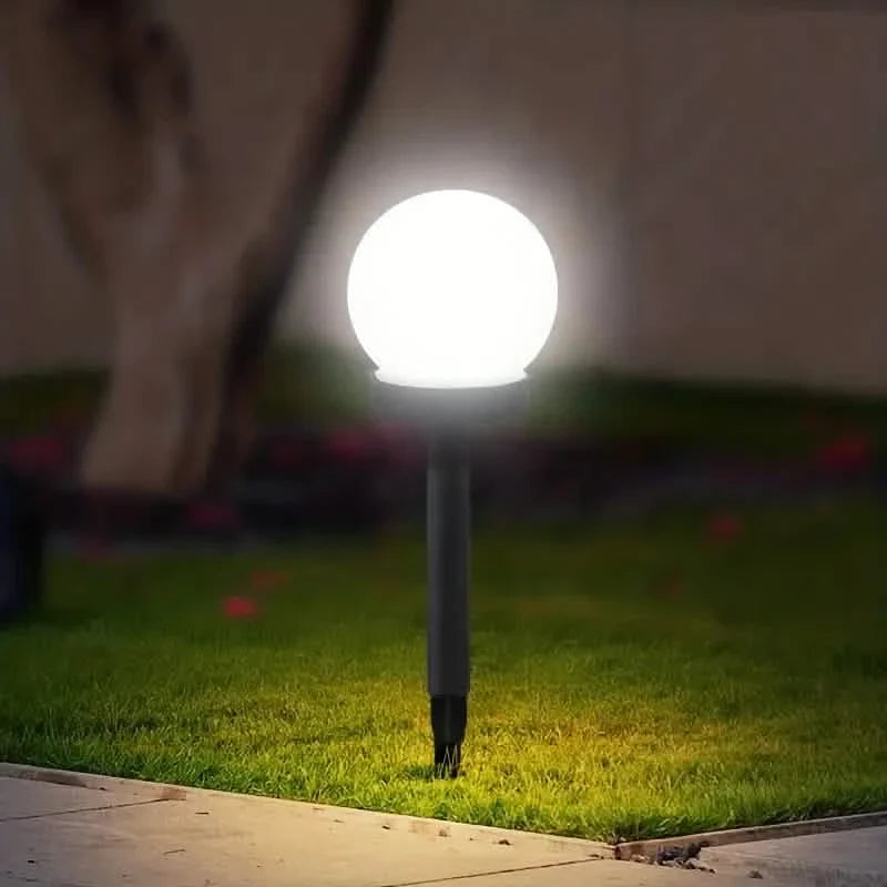 2-Pack: Solar LED Globe Powered Garden Light DailySale