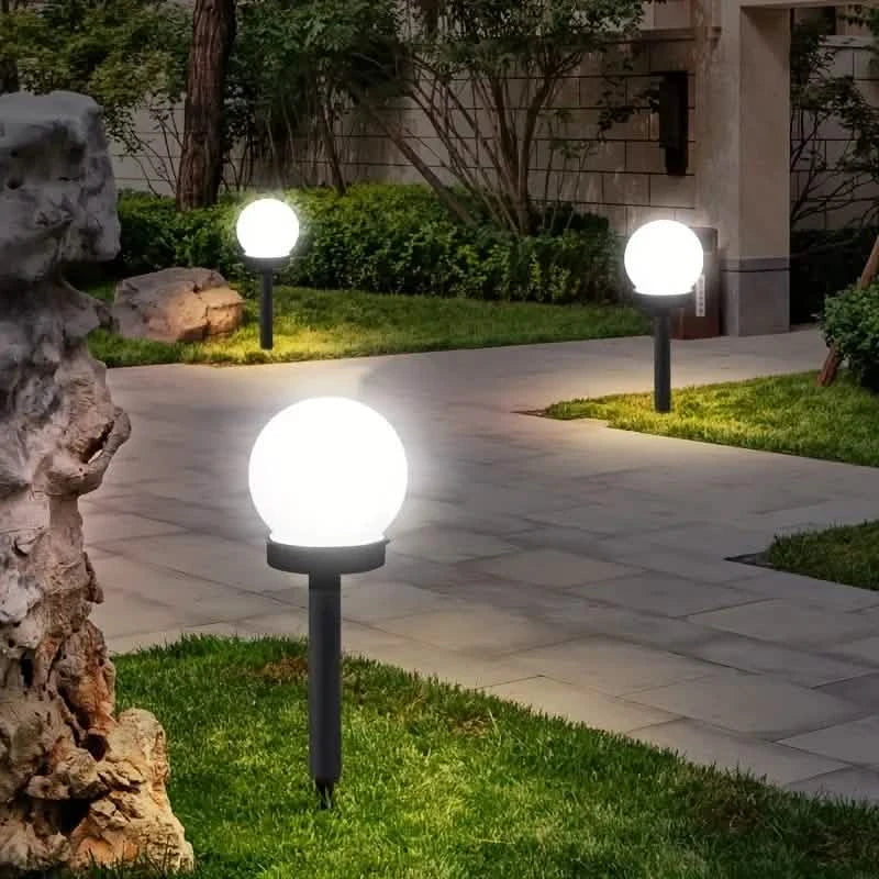 2-Pack: Solar LED Globe Powered Garden Light DailySale