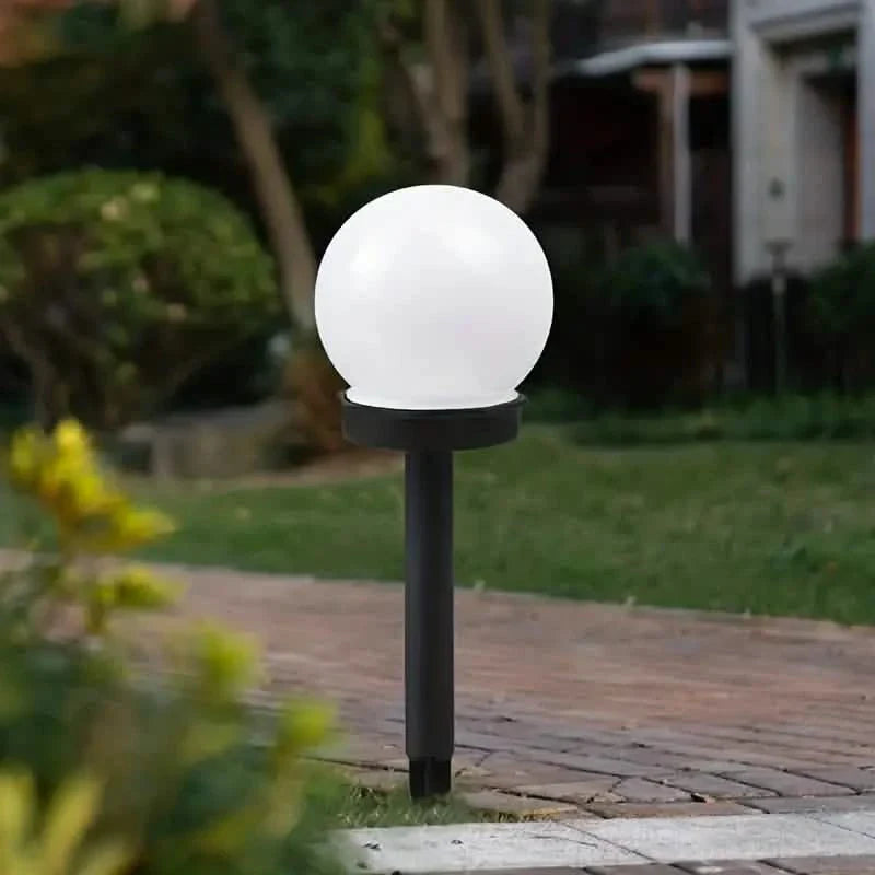 2-Pack: Solar LED Globe Powered Garden Light DailySale