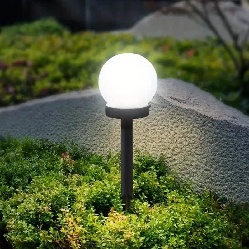 2-Pack: Solar LED Globe Powered Garden Light DailySale