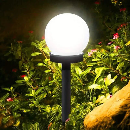 2-Pack: Solar LED Globe Powered Garden Light DailySale