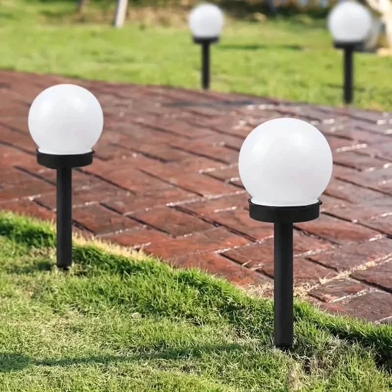 2-Pack: Solar LED Globe Powered Garden Light DailySale