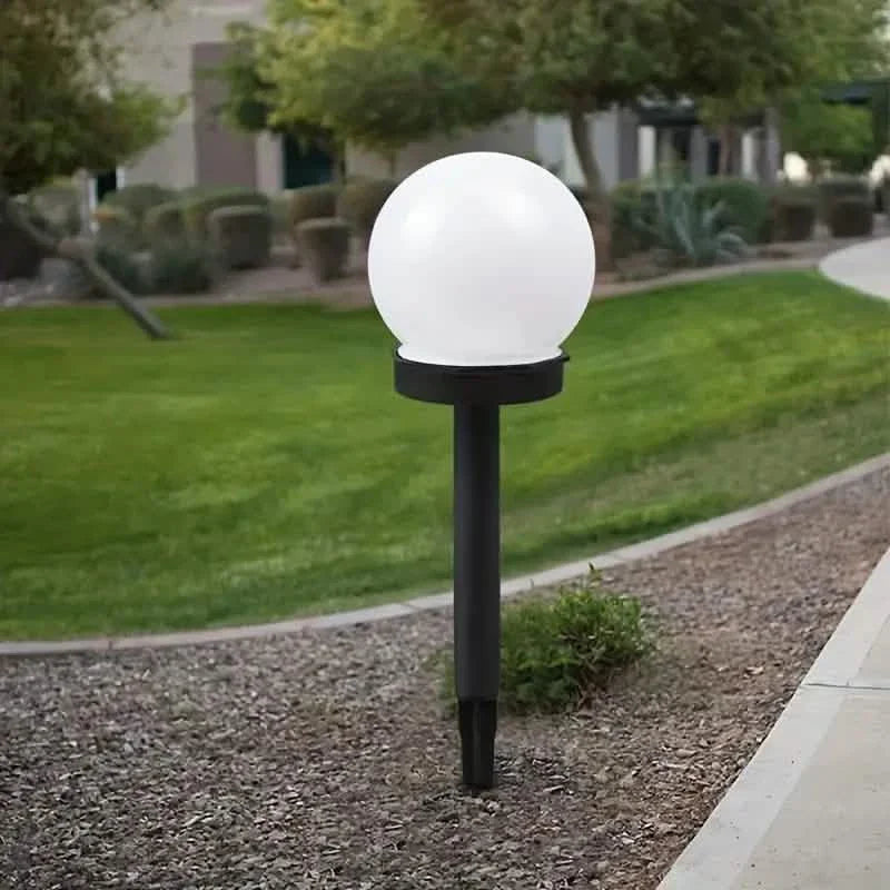 2-Pack: Solar LED Globe Powered Garden Light DailySale