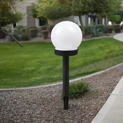 2-Pack: Solar LED Globe Powered Garden Light DailySale
