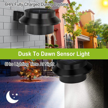 2-Pack: Solar Powered Gutter Lights DailySale