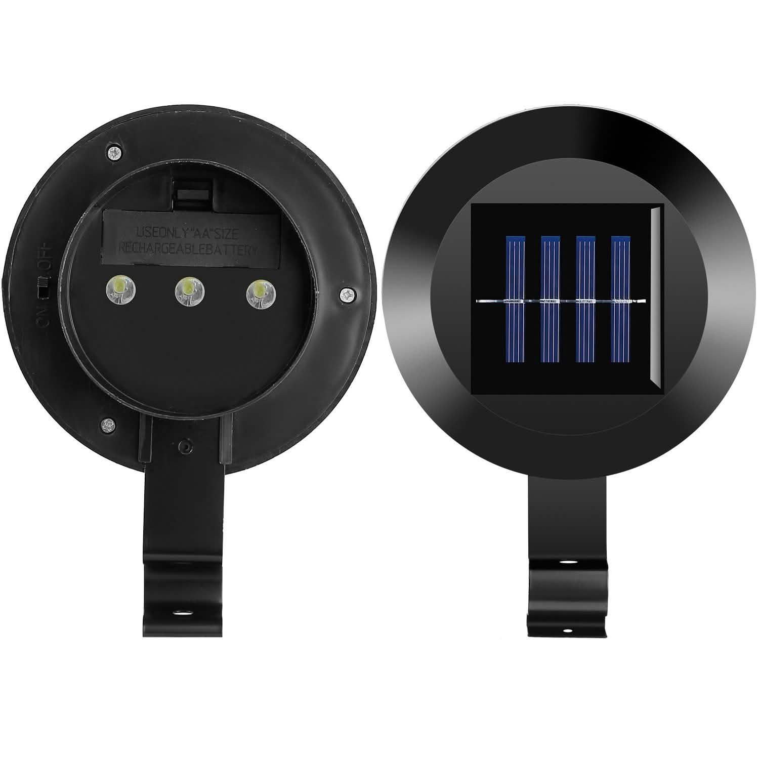 2-Pack: Solar Powered Gutter Lights DailySale