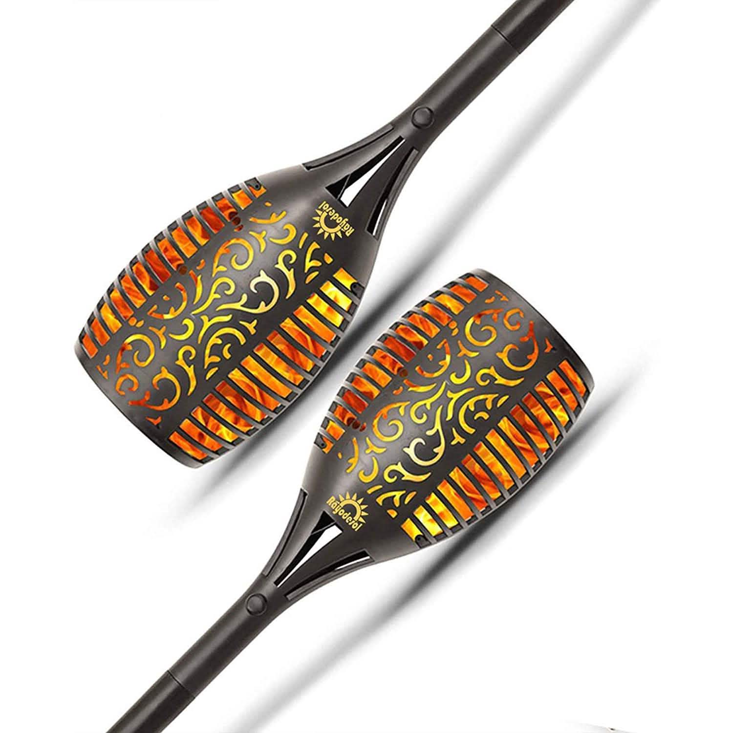 2-Pack: Solar Torch Lights Outdoor DailySale