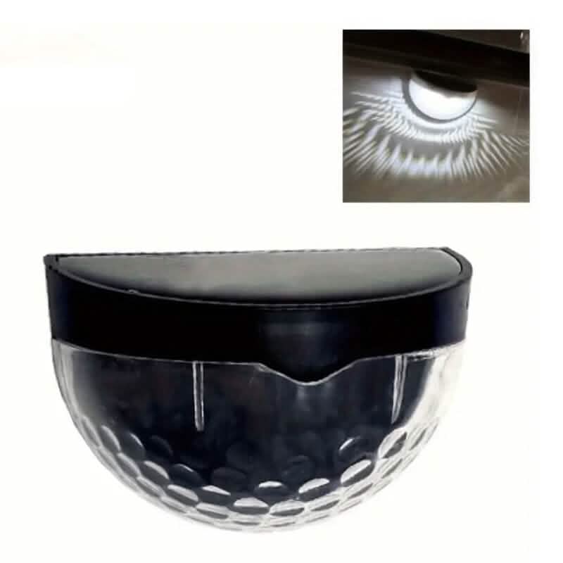 2-Pack: Solar Wall Mount Outdoor Fence Lamp DailySale