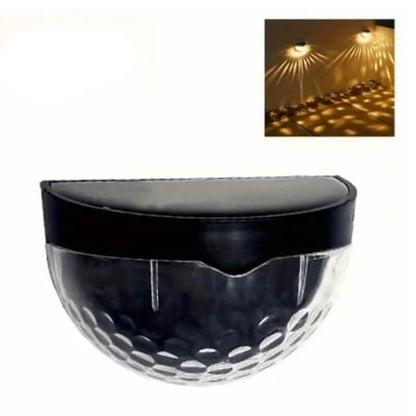 2-Pack: Solar Wall Mount Outdoor Fence Lamp DailySale