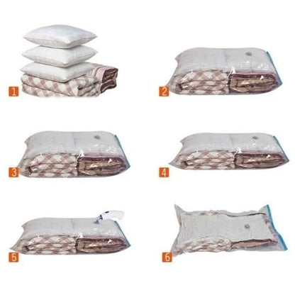 2-Pack: Space Saver Saving Storage Seal Vacuum Vac Bags DailySale
