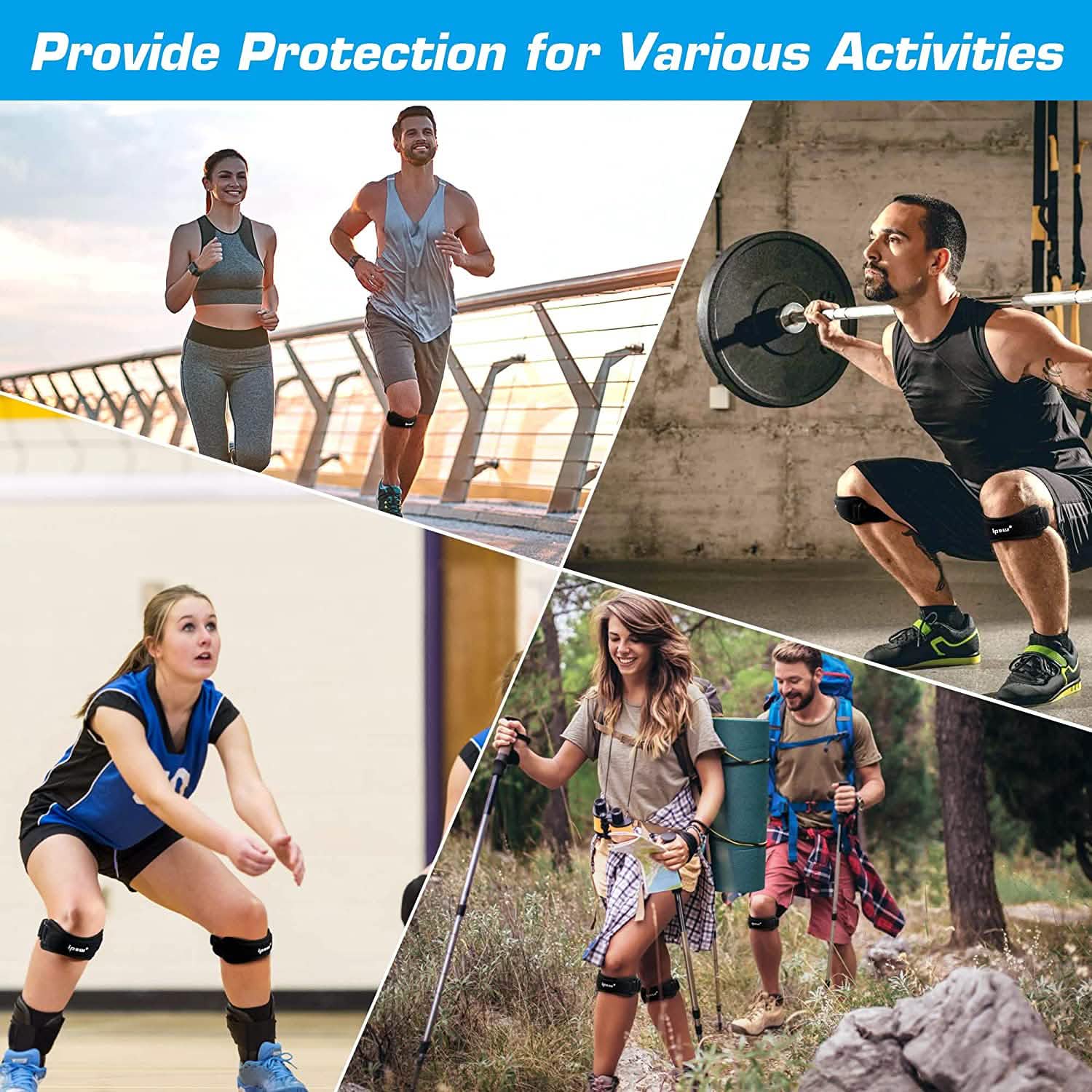 2-Pack: Stabilizer Straps for Knee and Patella Pain Relief DailySale