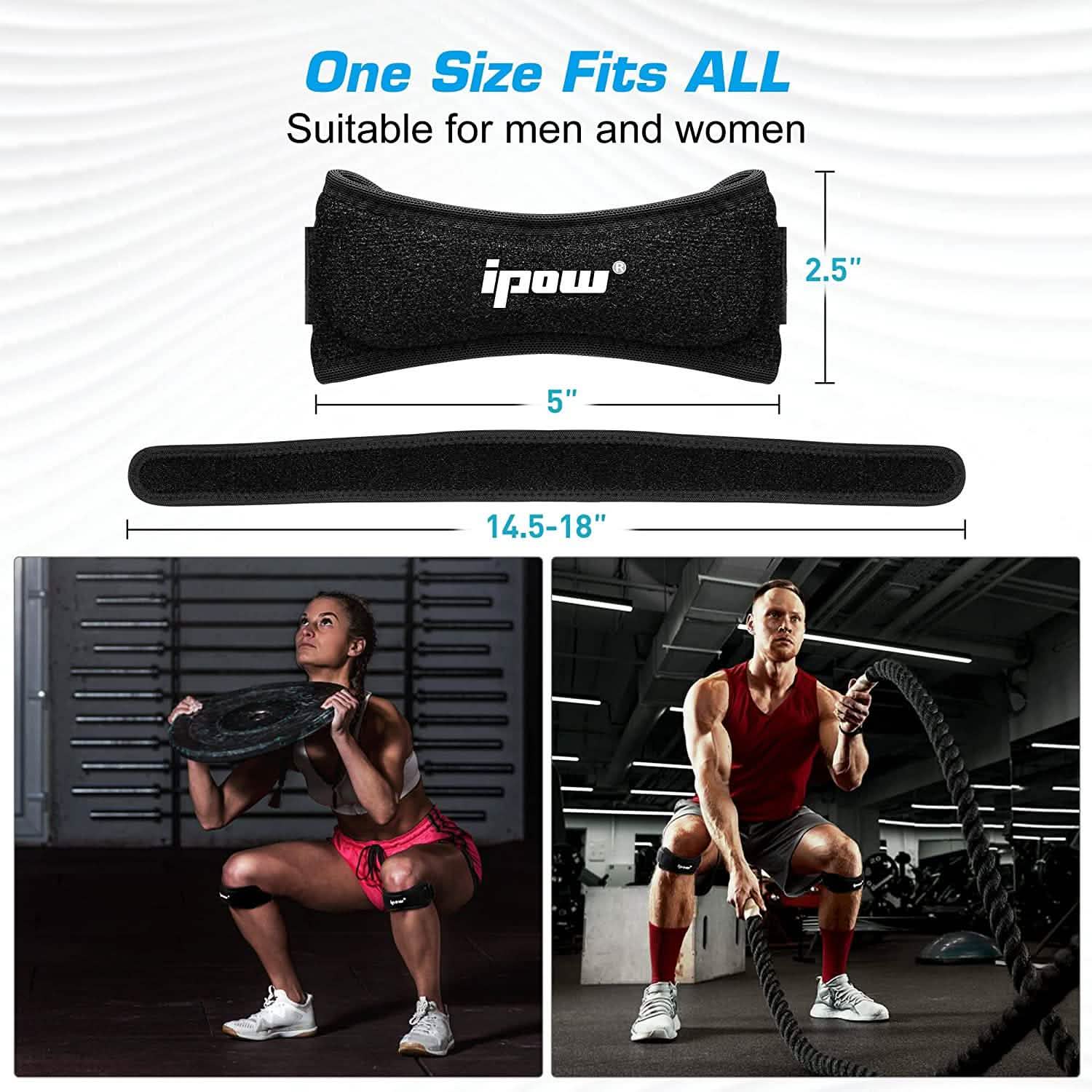 2-Pack: Stabilizer Straps for Knee and Patella Pain Relief DailySale
