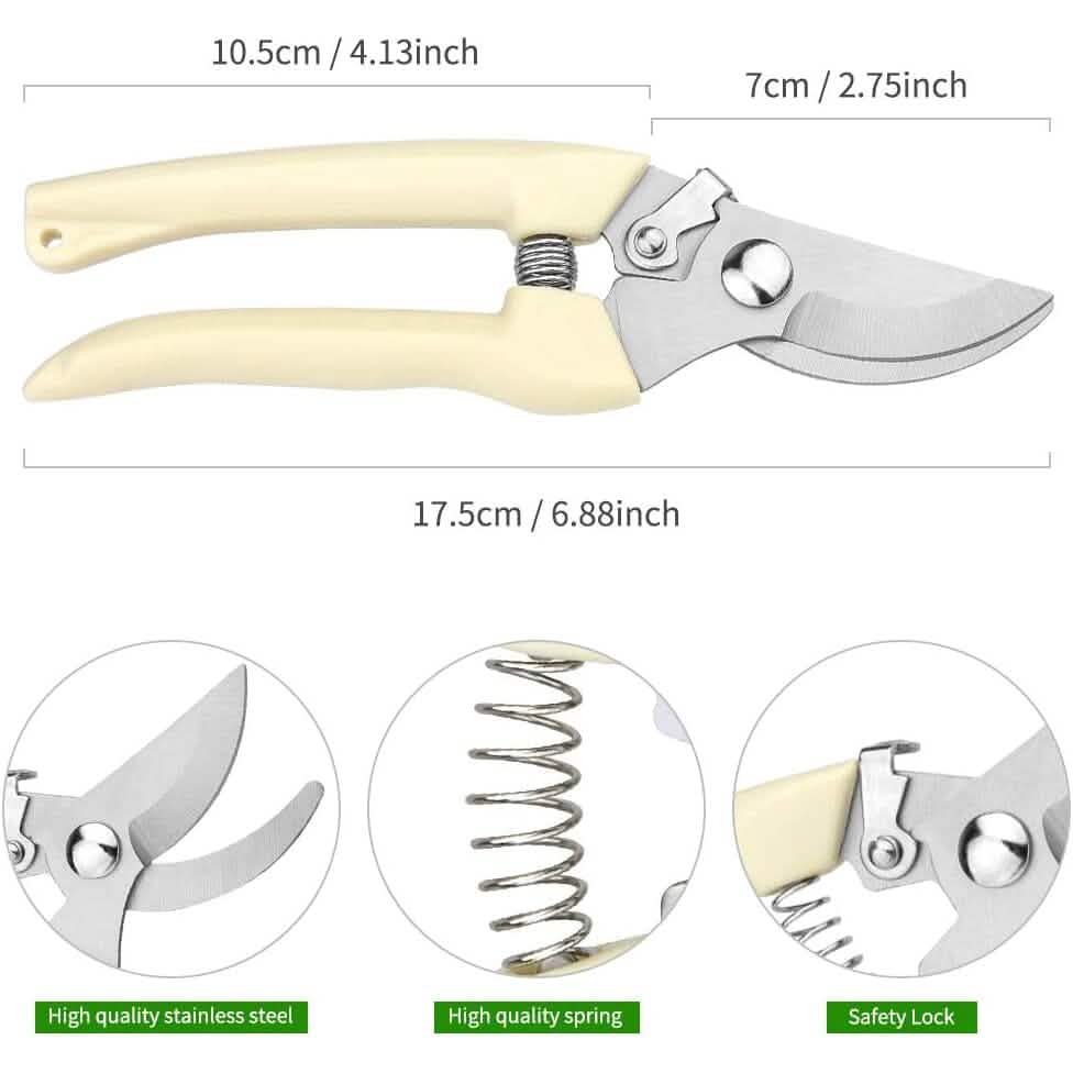 2-Pack: Stainless Steel Bypass Pruning Shears DailySale
